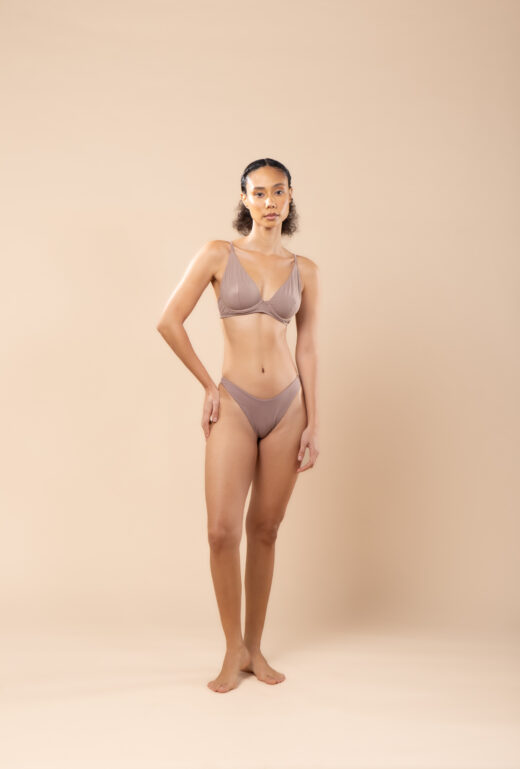 Top Meia Taça Amparo Moca