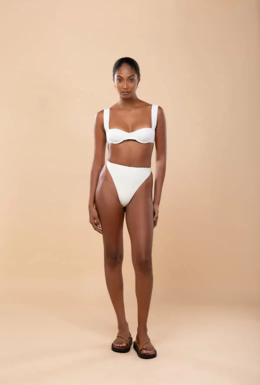 Top Meia Taça Jaque Off White