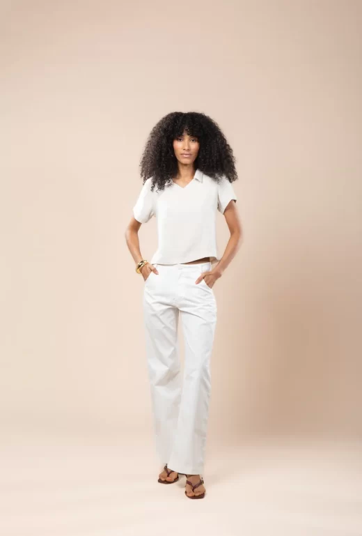 Calça Catarina Off White