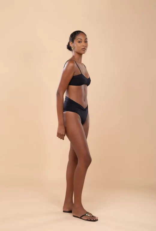 Calcinha Drapeada Preto