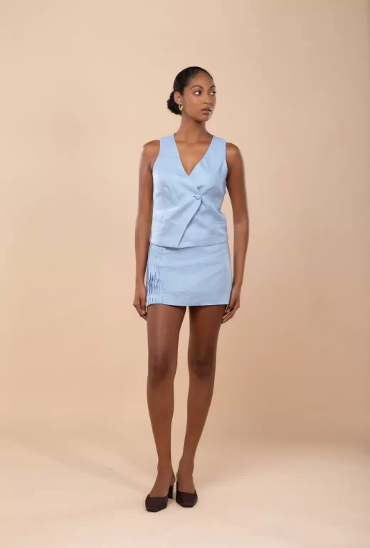 Minissaia Ondas Azul