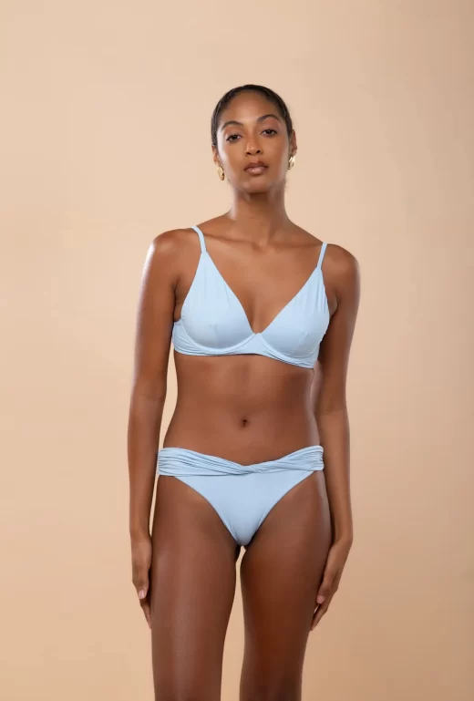 Top Meia Taça Amparo Azul