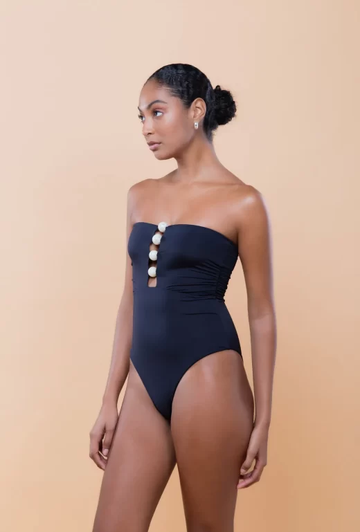 Maiô Esferas TQC Preto Perolado