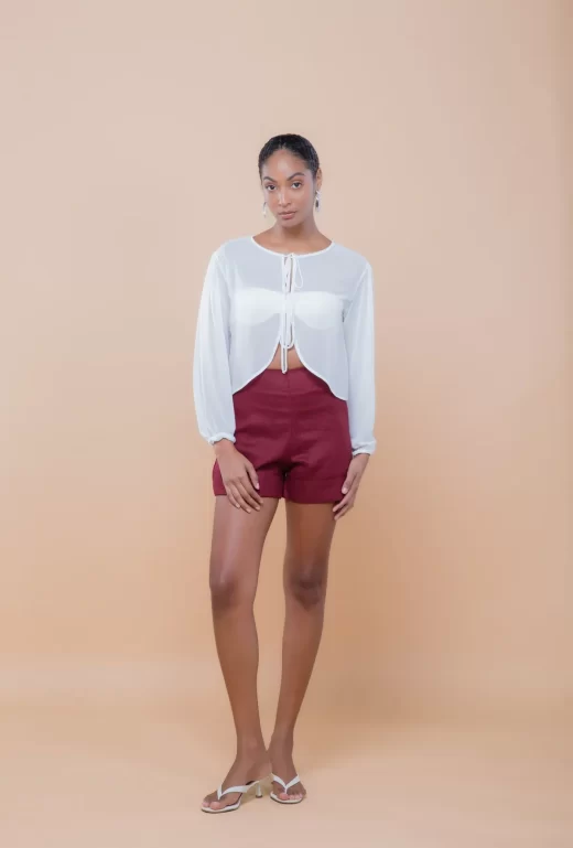 Short Maria Vinho Profundo