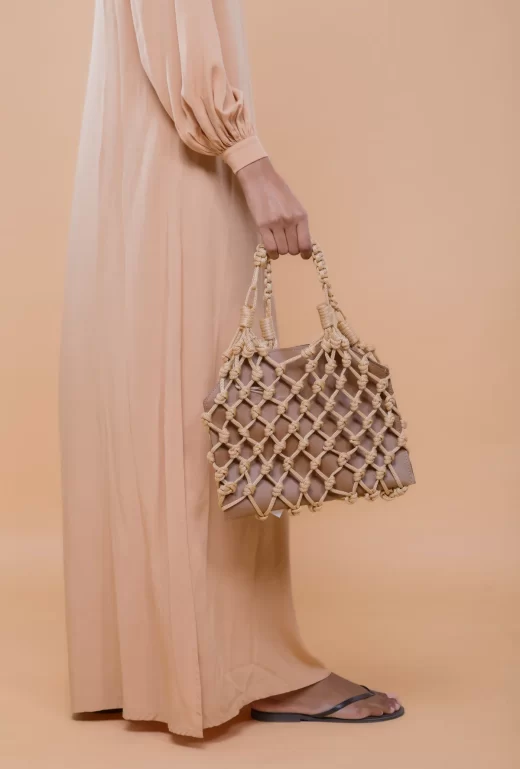 Bolsa Macramê Tice M