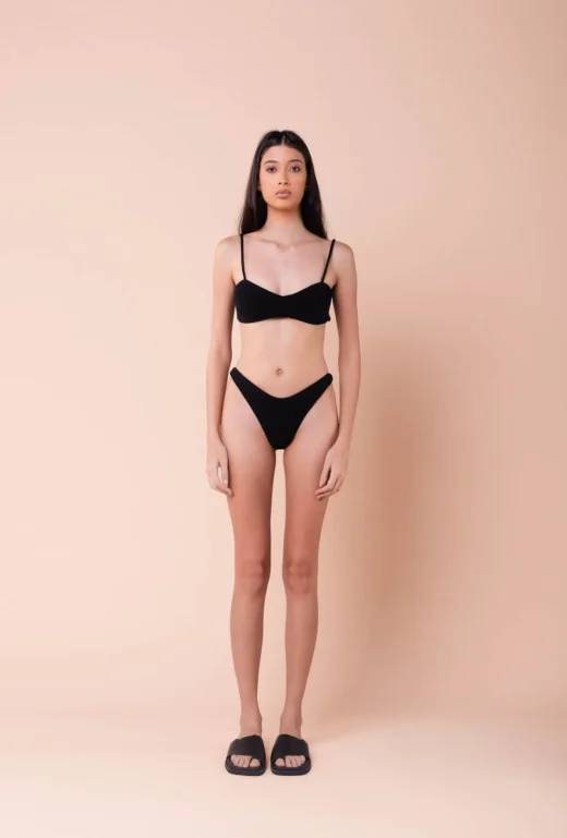 Top Pamela Preto Textura
